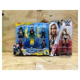 Assorted action figures