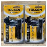 TOLSEN LED Flashlight lot of 2 10212511.9