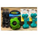 Dog toy, Collars lot of 5