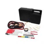 Wind & Weather 31-Piece Roadside Emergency Kit with Jumper Cables and More in Hardshell Case
