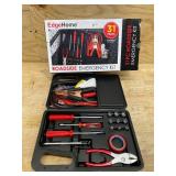 Wind & Weather 31-Piece Roadside Emergency Kit with Jumper Cables and More in Hardshell Case