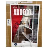 5-Tier Powder-Coated Metal Decorative Household Storage Shelving Unit in White (36 in. W x 69 in. H x 12 in. D)