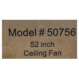 Prominence Home Ennora, 52 Inch Farmhouse LED Ceiling Fan with Light, Remote Control, Three Mounting Options, 5 Dual Finish Blades, Reversible Motor - 50756-01 (Bronze)