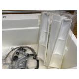 RUGGED TUB32 in. x 22 in. White Freestanding Utility/Laundry Sink