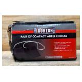 IRONTON Pair of Compact Wheel Chocks