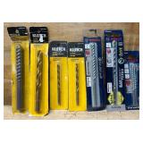KLUTCH, BOSCH Drill bit lot of 7
