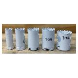 Milwaukee Hole Dozer lot of 5