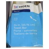 5 Piece Lot of Moen Chrome Genta Bathroom Accessories