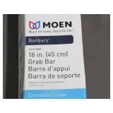 2 Piece Lot of Moen Banbury Brushed Nickel Grab Bars