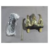 Glacier Bay Builders Polished Brass Bath Faucet - HD67091W-6B02