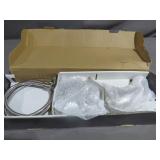 Glacier Bay Brushed Nickel Wall Bar Combo Hanhel Shower and Showerhead  - 8654252HC