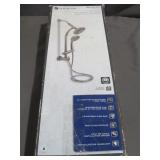 Glacier Bay Brushed Nickel Wall Bar Combo Hanhel Shower and Showerhead  - 8654252HC