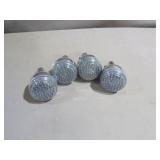 4 Piece Lot of 3" Glacier Bay Showerheads