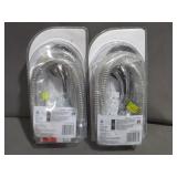 2 Piece Lot of Glacier Bay Chrome Handheld Shower - 8466000HC