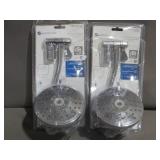 2 Piece Lot of Glacier Bay Chrome Showerhead w/ Adjustable Arm - 3075-512-WS1