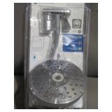 2 Piece Lot of Glacier Bay Chrome Showerhead w/ Adjustable Arm - 3075-512-WS1
