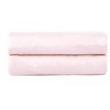 Twin Xl Flat 3 Pack Full Blush 500 Thread Count 100% Long Staple Cotton Sateen Flat