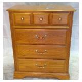Tall wooden dresser