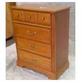 Tall wooden dresser