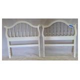 White wood Head and Footboard