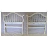 White wood Head and Footboard