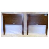 Brown wood Head and Footboard (twin)