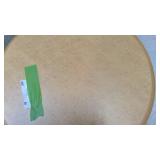 Light Brown Circle Table