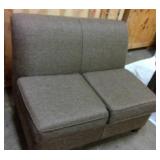 3 piece Brown Sectional