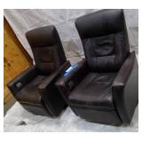 2 Matching power chairs