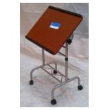 wood and metal cart