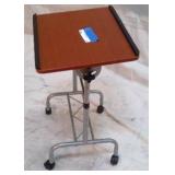 wood and metal cart
