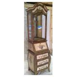 Secratary style display case
