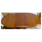 Wooden Round table w/Chairs