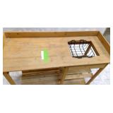 Outdoor Wooden Shelf