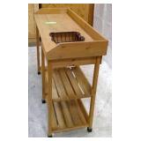 Outdoor Wooden Shelf