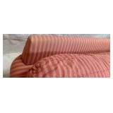 Red Striped Couch