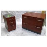 2 file cabinets