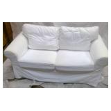 White Love Seat