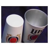 Miller Lite 22oz aluminum cups quantity 2