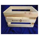 New Blue Moon Orange crate approx 18x13x11"