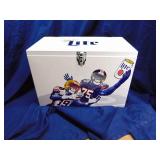 Miller Lite Football themed cooler new with small damaged spot.