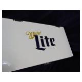 Miller Lite Football themed cooler new with small damaged spot.