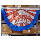 Coors Light Bunting 73"x43"