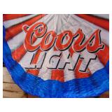 Coors Light Bunting 73"x43"