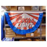 Coors Light Bunting 73"x43"