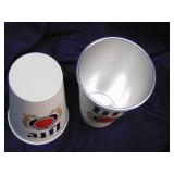 Miller Lite 22oz aluminum cups quantity 2
