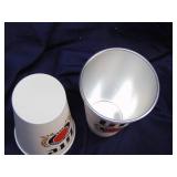 Miller Lite 22oz aluminum cups quantity 2