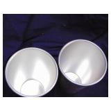 Two Coors Light 22 oz "laser wrap" aluminum cups