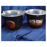 2 Smith and Forge metal buckets