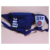 Miller Lite Fanny Pack with attatched beverage wrap holder